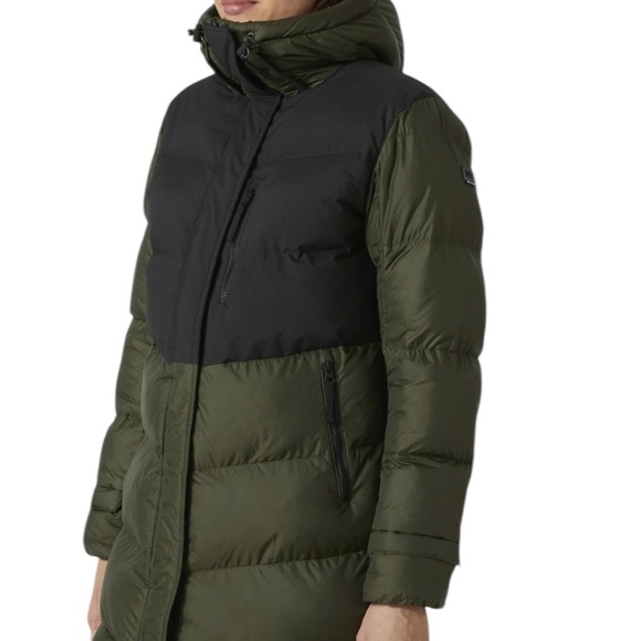 Helly Hansen Womens Explorer Puffy Parka Utility Green  NWT Size XL - Picture 3 of 16